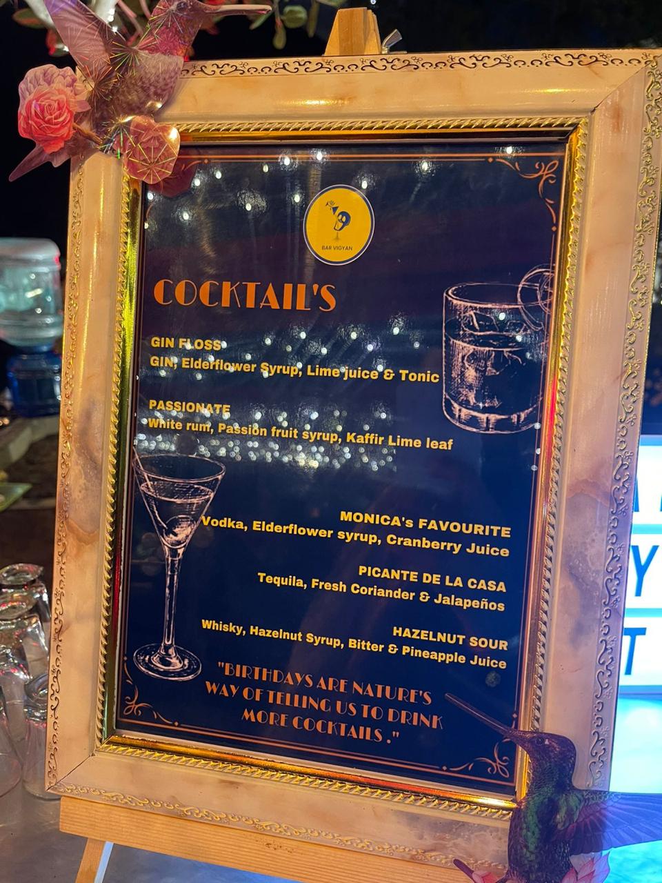 Stylish bar arrangement by The Bar Concept at a celebration