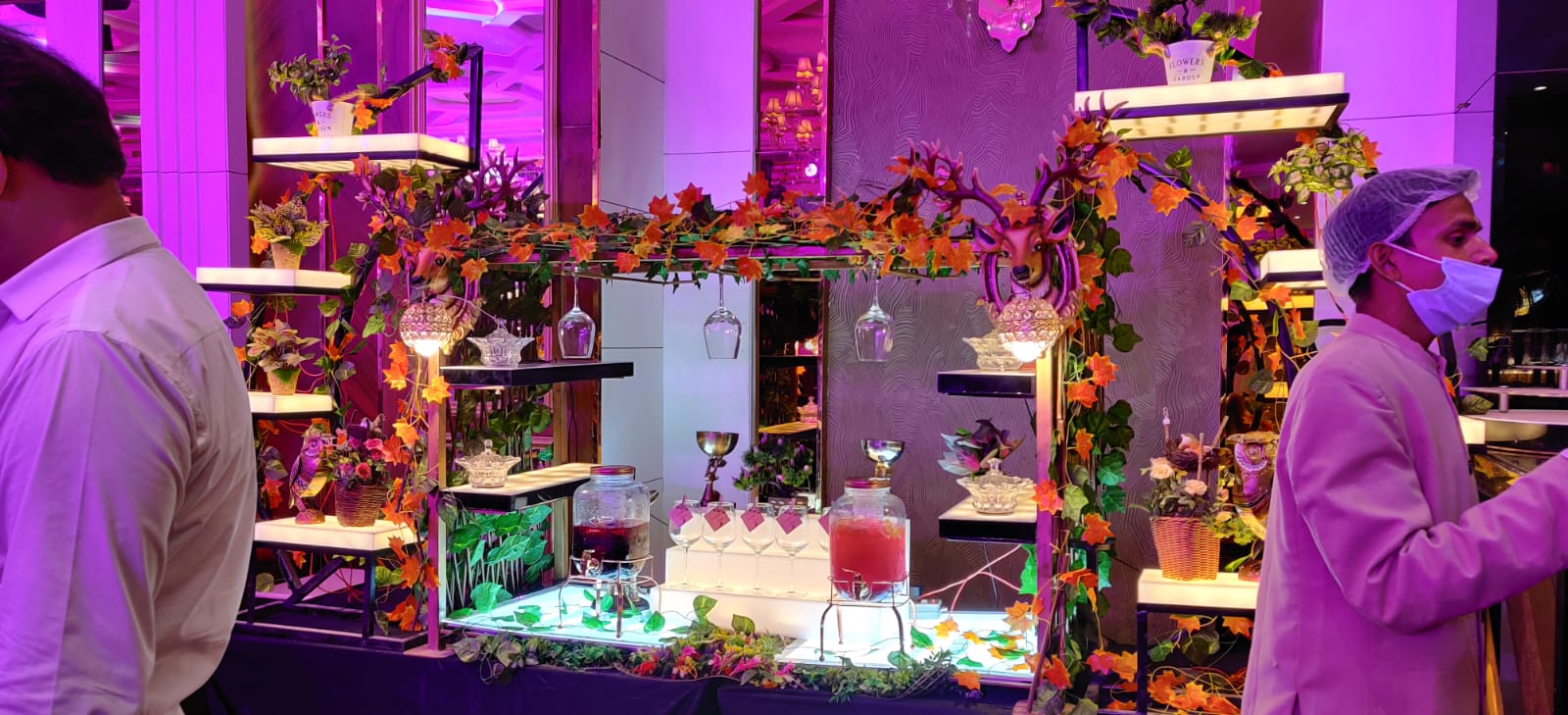 Stylish bar arrangement by The Bar Concept at a celebration