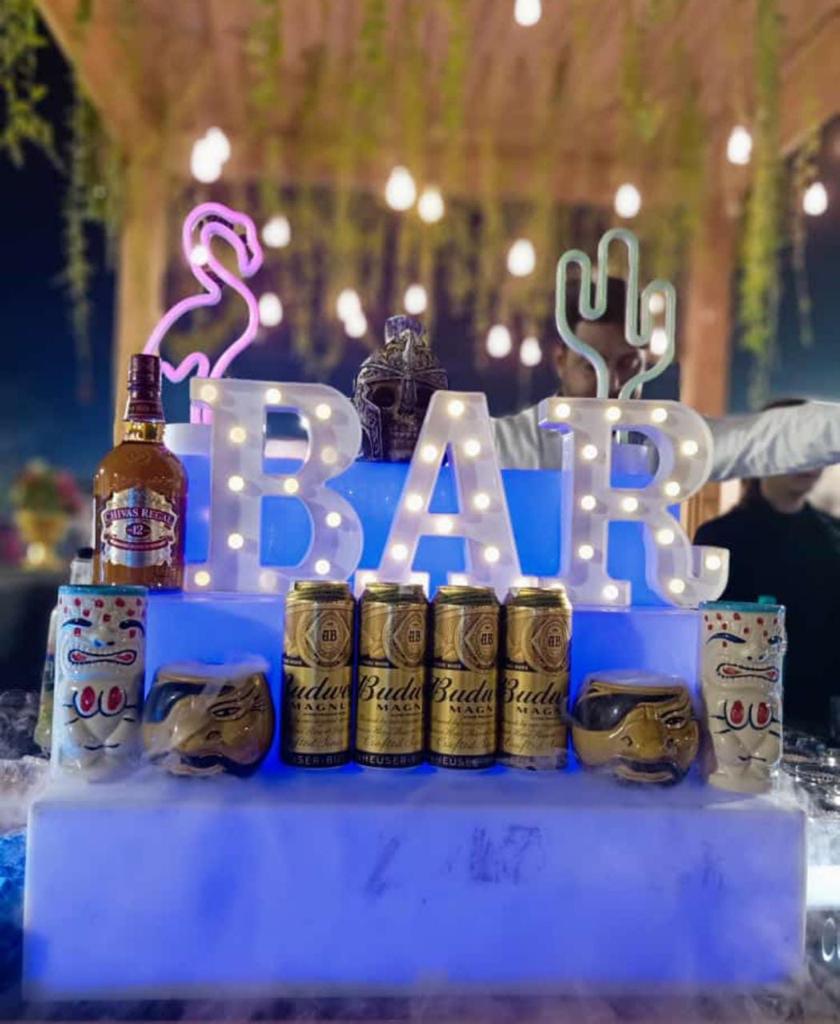 Elegant Bar Setup by Javed Bartender Services