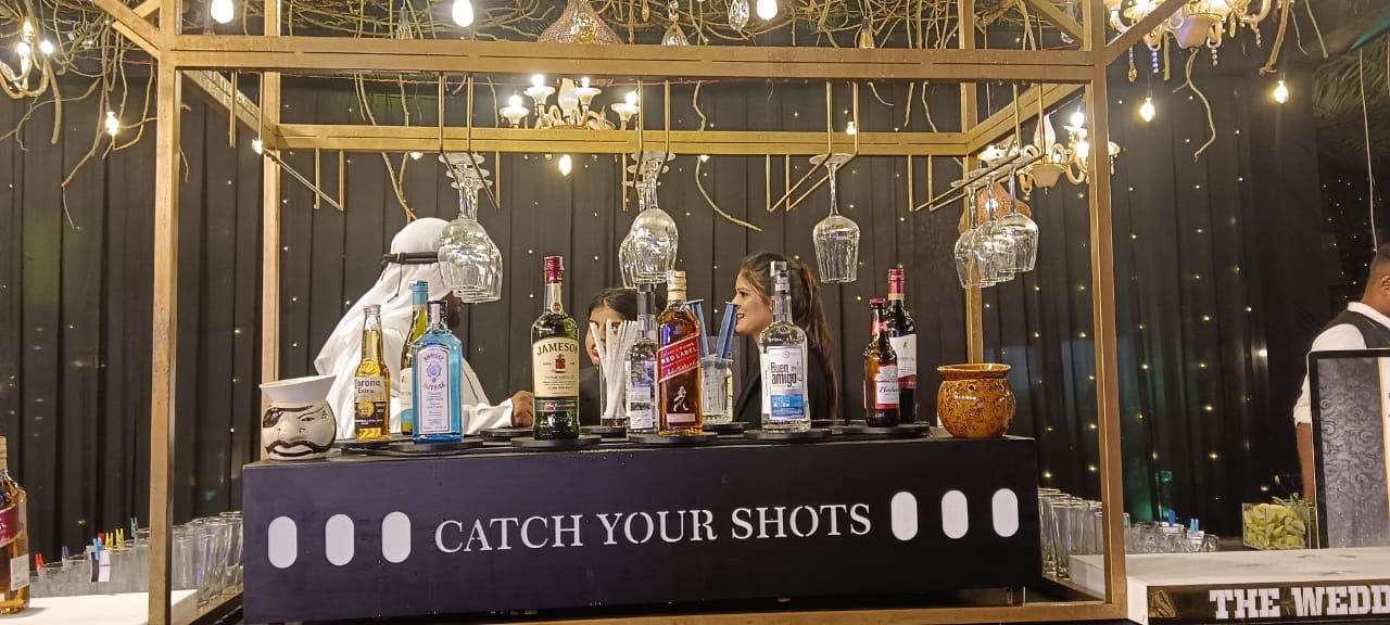 Unique cocktails at an event by The Bar Concept